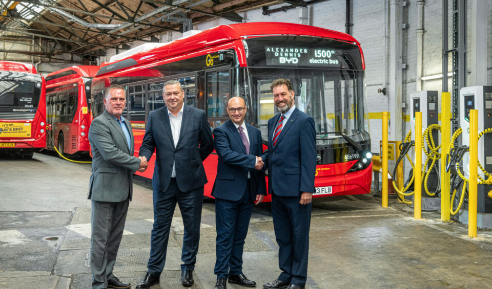BYD–Alexander Dennis partnership celebrates 1,500th electric bus ...